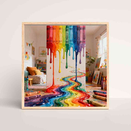 Sulanut värikynävaha virtaa värikkäinä ja eloisan näköisinä jokivirtauksina abstraktissa digitaalisessa taiteessa.
 Smält kritvax flyter som färgglada och livfulla flodströmmar i abstrakt digital konst.
 Melted crayon wax flowing as colorful and vibrant river streams in abstract digital art.