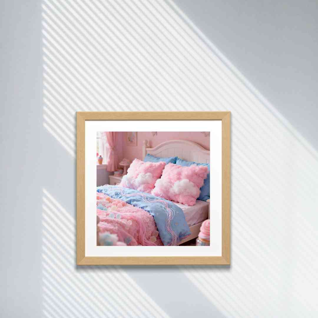 Abstrakti kuva, jossa makea hattara sulautuu kodikkaaksi ja rauhoittavaksi pehmeydellä.
Abstrakt bild där söt sockervadd smälter ihop till hemtrevlig och lugnande mjukhet.
Abstract image where sweet cotton candy blends into cozy and calming softness.