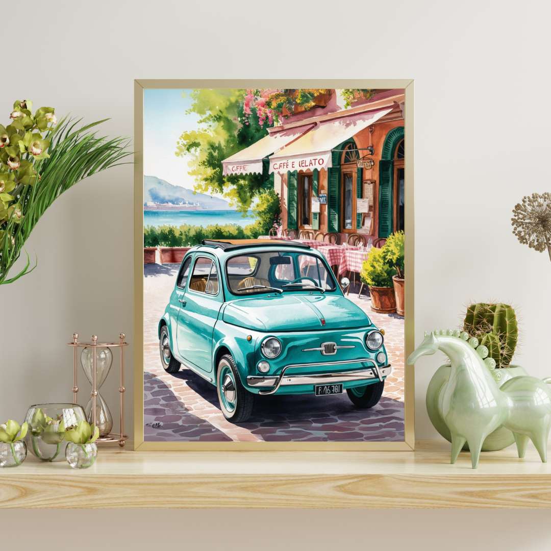 wall art pdf vintage fiat, seinätaide pdf vintage fiat, väggkonst pdf vintage fiat