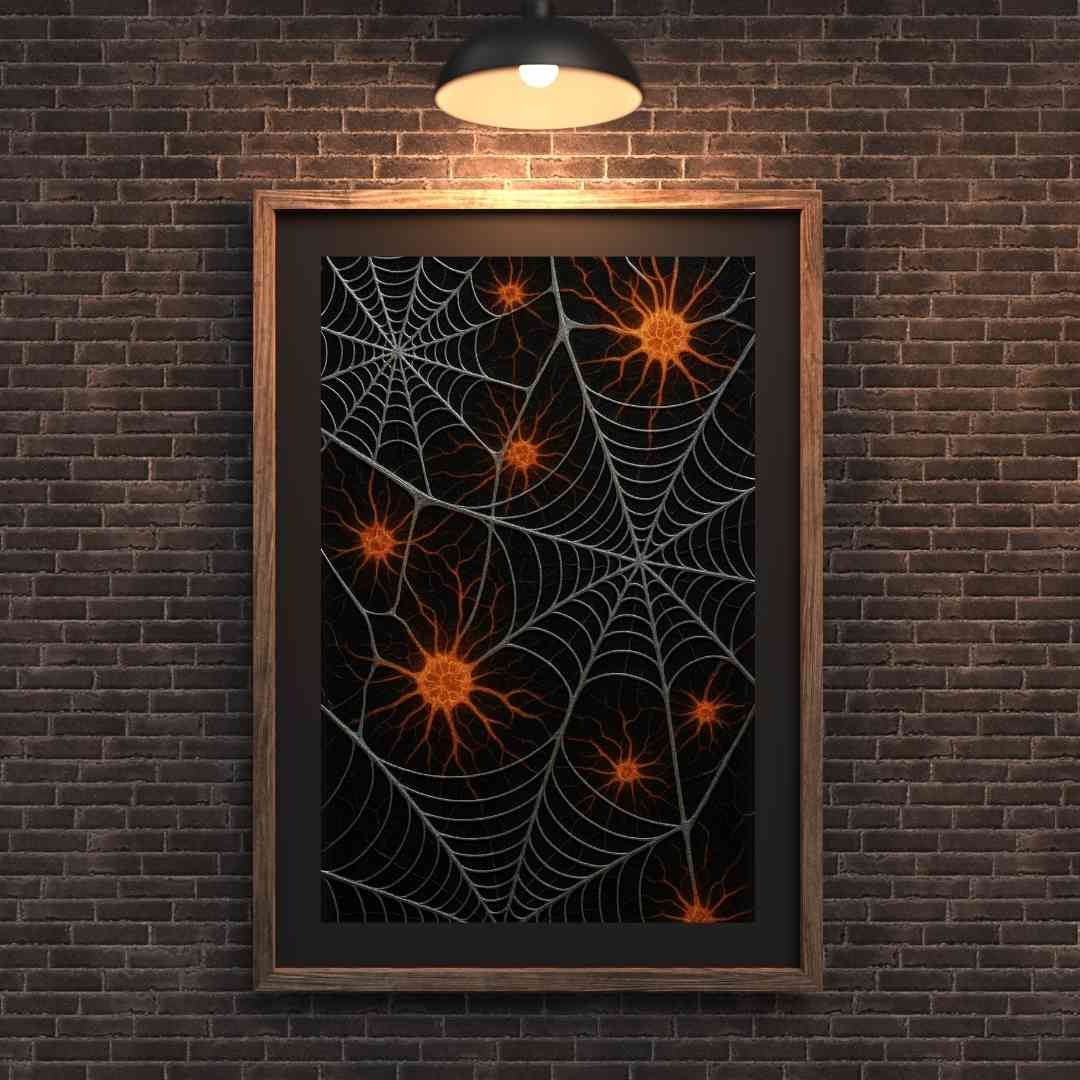 Futuristinen digitaalinen kuva, joka kuvaa aivojen neuroverkkojen dynaamista rakennetta.
Futuristisk digital bild som visar hjärnans neurala nätverks dynamiska struktur.
Futuristic digital image illustrating the dynamic structure of brain neural networks.