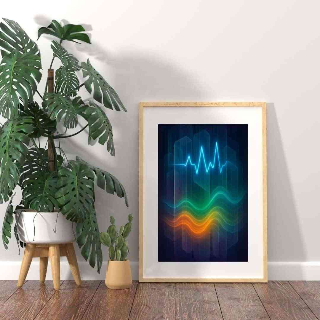 abstrakt digital väggkonst, abstract digital wall art, abstrakti digitaalinen seinätaide