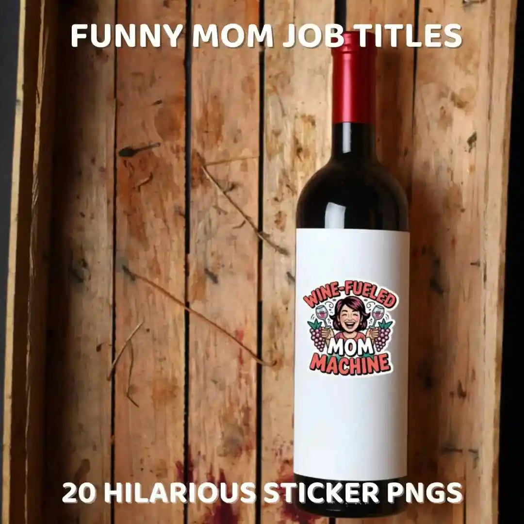 Hauskoja äiti png tarroja, funny mom stickers, roliga mamma klistermärken