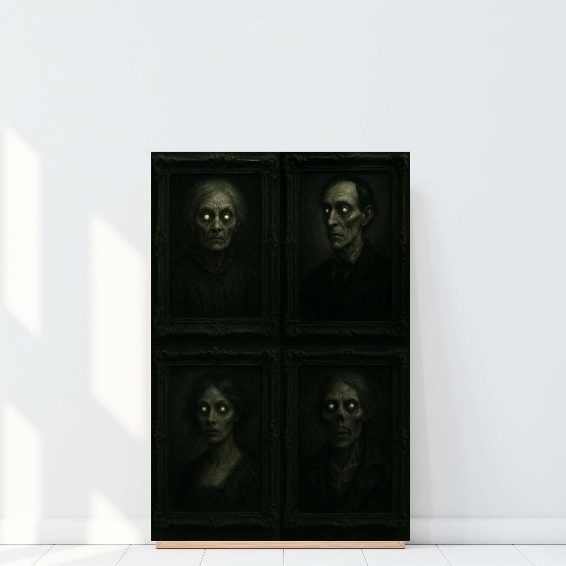 kauhistuttavia tauluja, scary paintings, skrämmande tavla 