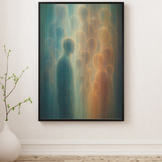 abstrakti kuva ihmisistä, abstract picture of people, abstrakt bild på människor